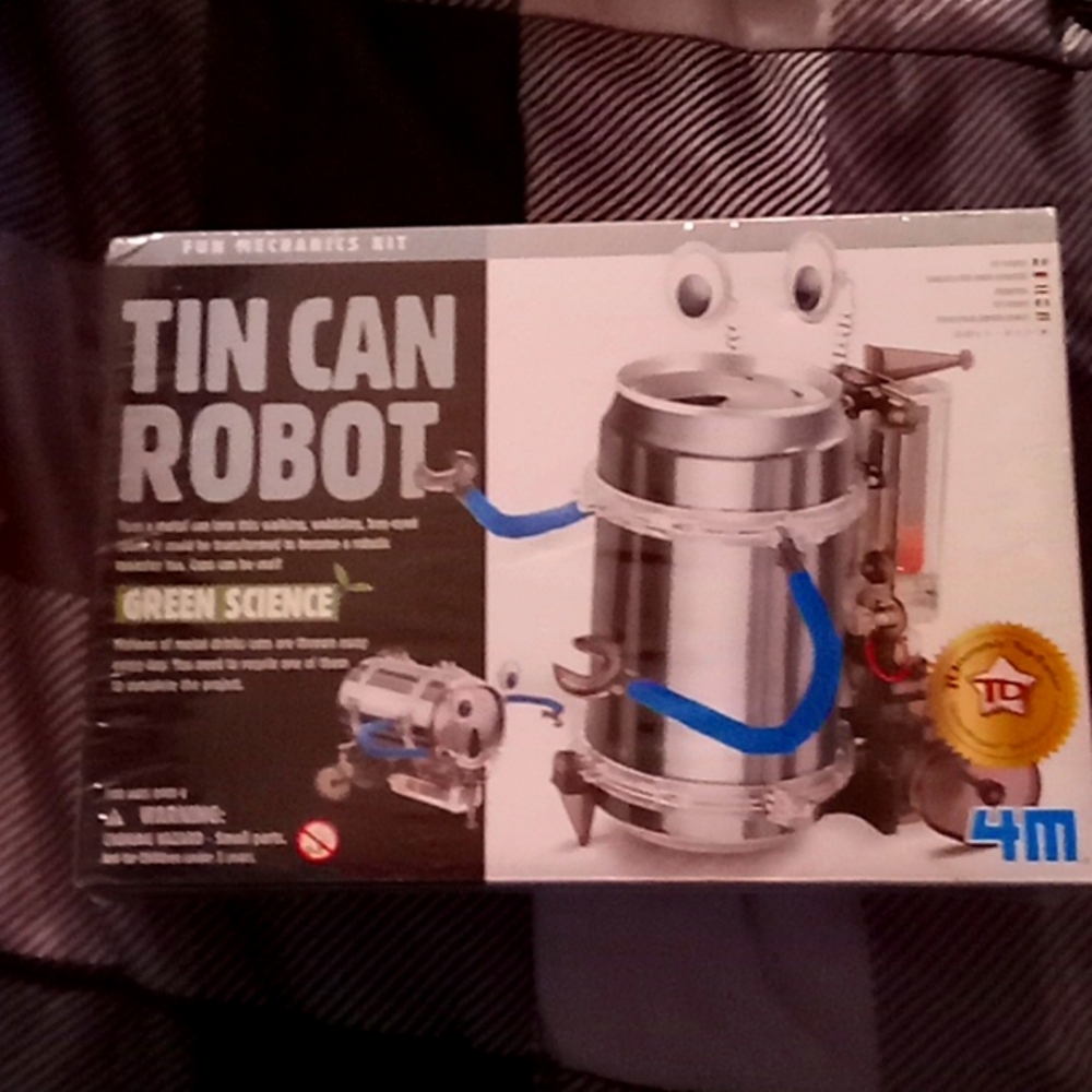 Tin can robot